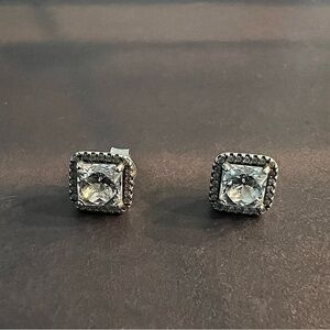 Vintage Pandora Earrings Studs Sterling Silver